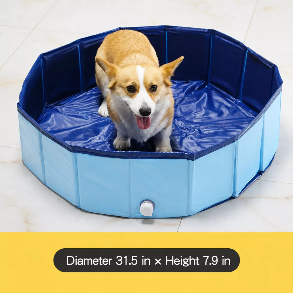 Foldable Pet Bath Basin for Dogs & Cats