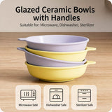 Elevated Ceramic Pet Bowl Set with a Double-Bowl Stand