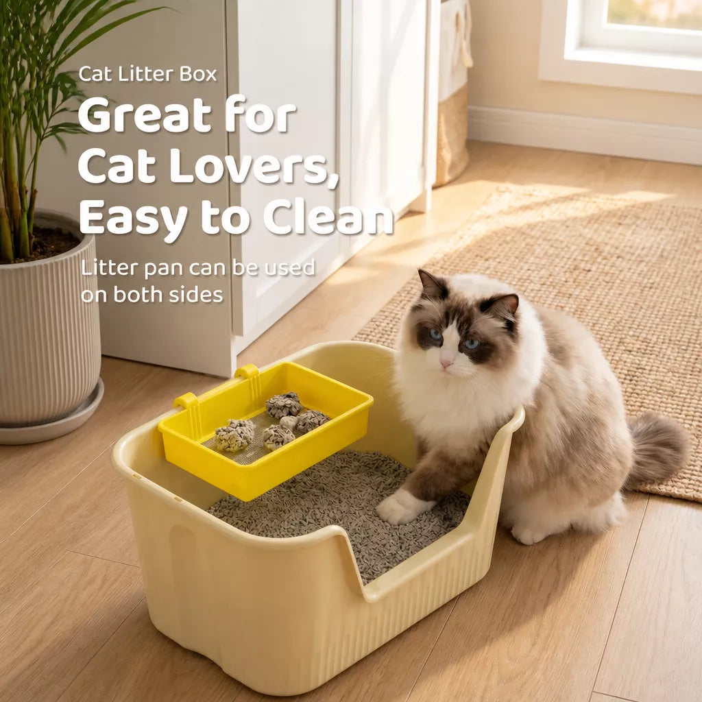 Cat Litter Sifting Screen and Scoop
