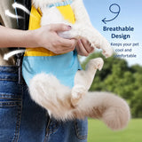 Breathable Pet Backpack Carrier for Cats and Small Dogs