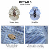 Lightweight Cotton-Linen Shirt for Cats and Dogs