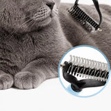 Dog & Cat Grooming Comb for Loose Fur and Tangles