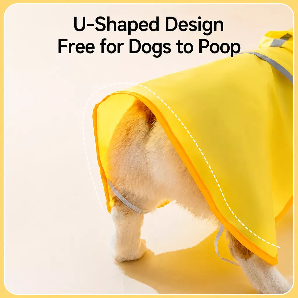 Waterproof Dog Raincoat for Small and Medium Breeds