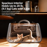 Breathable Pet Carrier Backpack with Handheld Carry Option