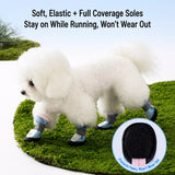 Nylon Dog Boots for Small Dogs – Soft Sole, Stay-On Design