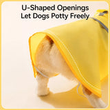Dog Raincoat with Belly Coverage for Small to Medium Dogs