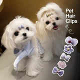 Pet Bow Hair Clips for Dogs and Cats
