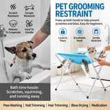 Foldable Pet Grooming Stand with Restraint Strap