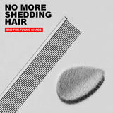 Fine-Tooth Pet Grooming Comb for Long-Haired Cats and Dogs