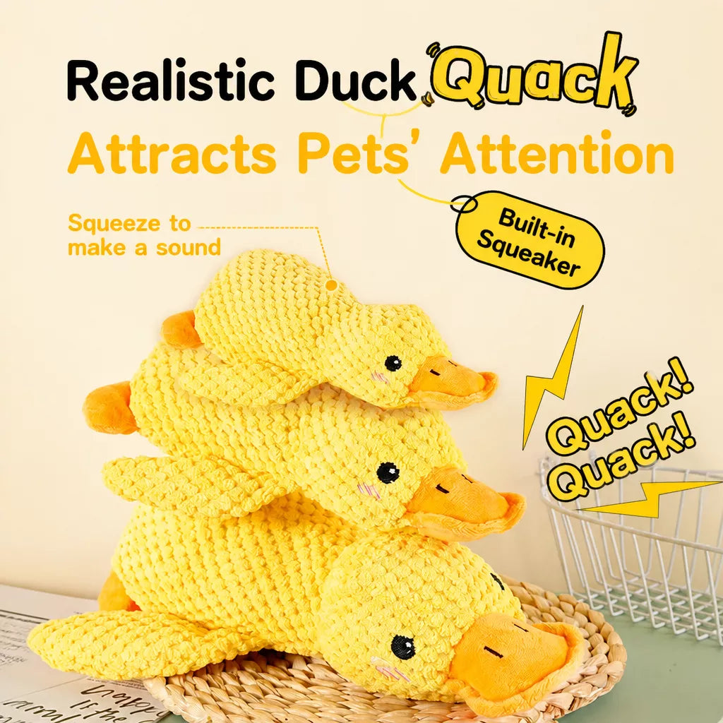 Plush Squeaky Dog Toy with Playful Animal Designs