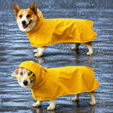 Four-Leg Dog Raincoat for Small to Medium Dogs