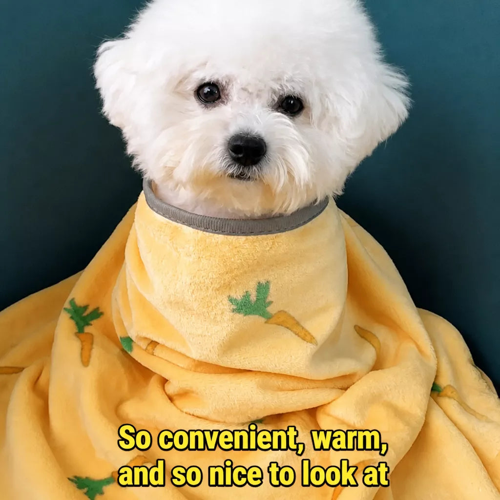 Fleece Pet Blanket for Dogs and Cats