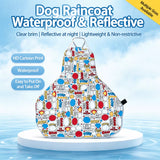 Waterproof Reflective Dog Raincoat for Small to Medium Dogs