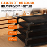 Raised Mesh Dog Cot with Iron Frame for Small to Large Dogs