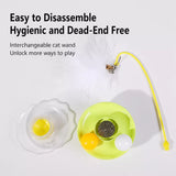 Wobble Cat Toy with Feather Accessory