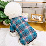 Striped Mesh Four-Leg Summer Shirt for Dogs