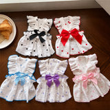 Lightweight Cotton Pet Dress for Small Dogs and Cats