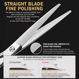 Pet Grooming Scissors Set for Trimming and Thinning