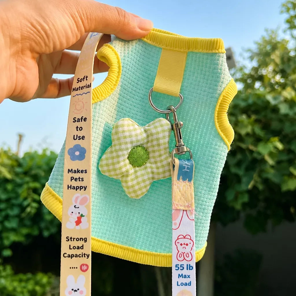 Cat & Small Dog Vest with Leash Opening