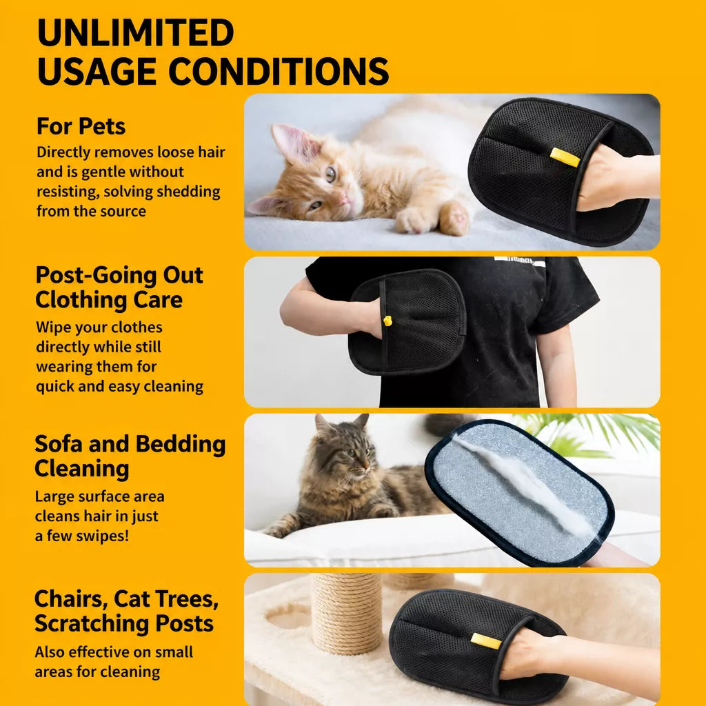 Pet Hair Removal Brush for Cats and Dogs