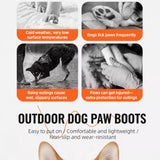 Dog Booties with Soft, Non-Slip Soles