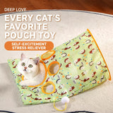 Foldable Oxford Cloth Cat Tunnel Toy with Crinkle Sound