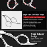 Stainless Steel Pet Grooming Scissors & Comb Set