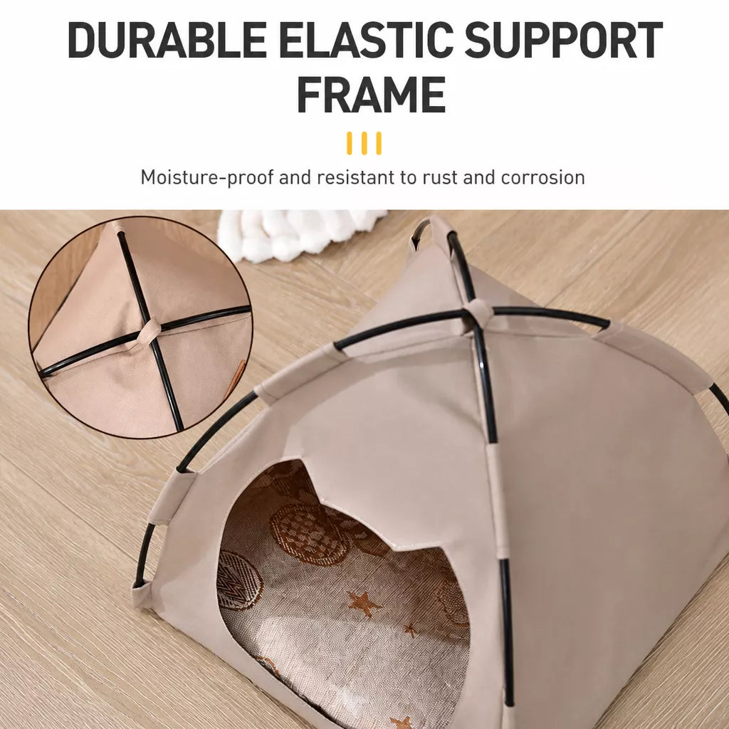 Foldable Indoor Cat Tent Bed