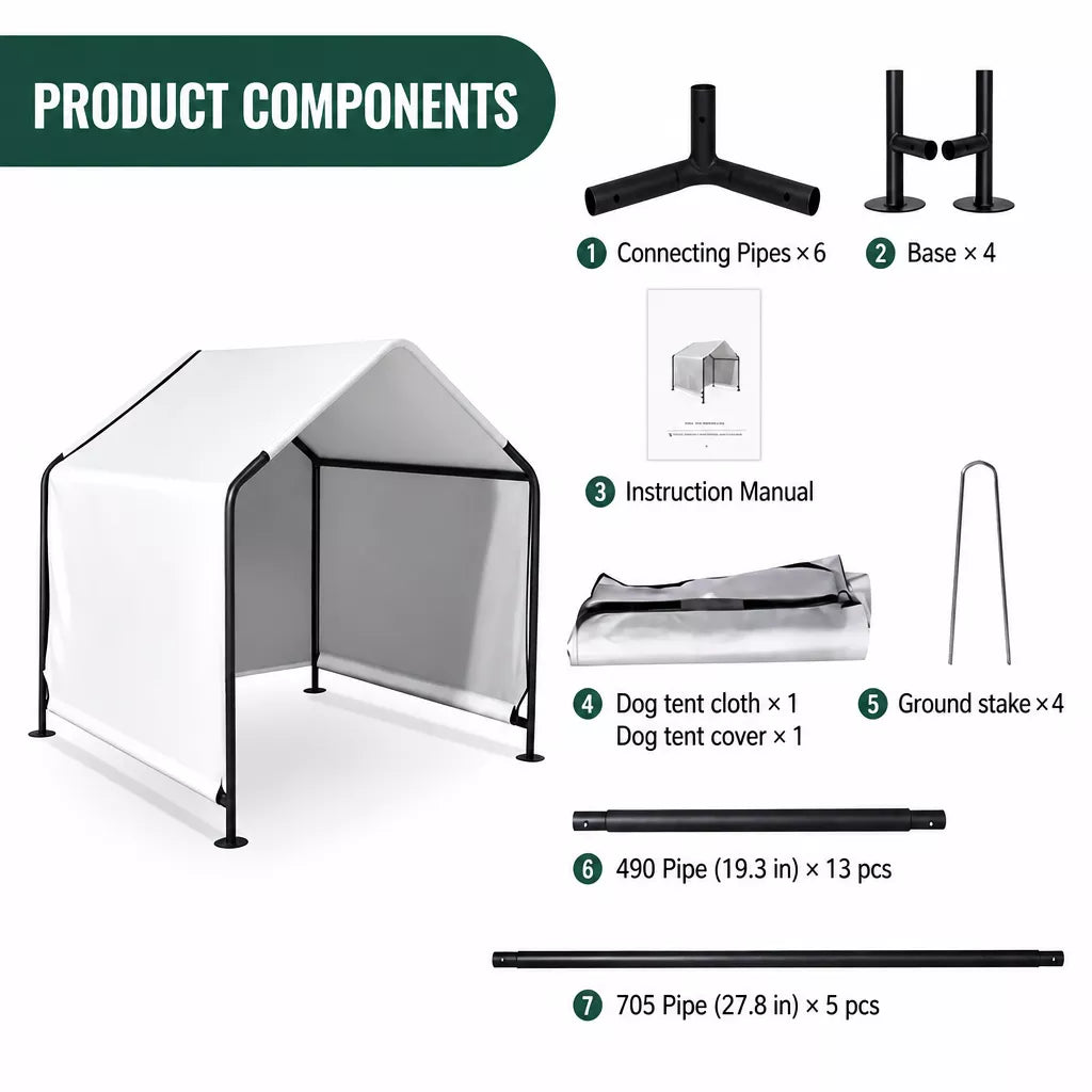 Outdoor Pet Tent Shelter for Dogs and Cats