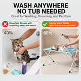 Foldable Pet Grooming Stand with Restraint Strap
