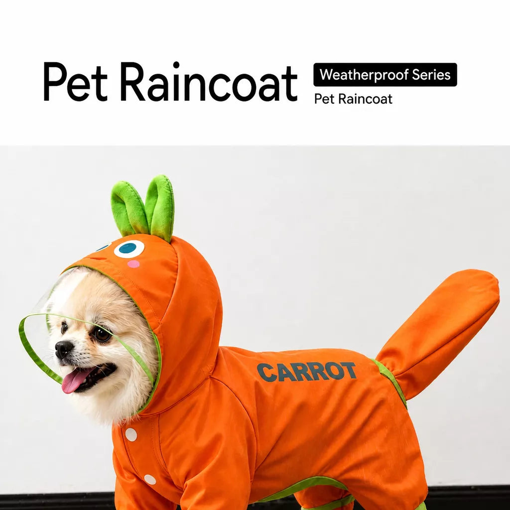 Waterproof Four-Leg Dog Raincoat