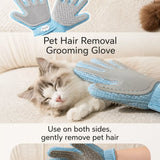 Double-Sided Pet Grooming Glove for Cats and Dogs