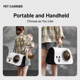 Nylon Space Capsule Pet Carrier Backpack for Cats & Small Pets