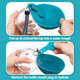 Portable Foldable Dog Water Bottle for Walks and Travel