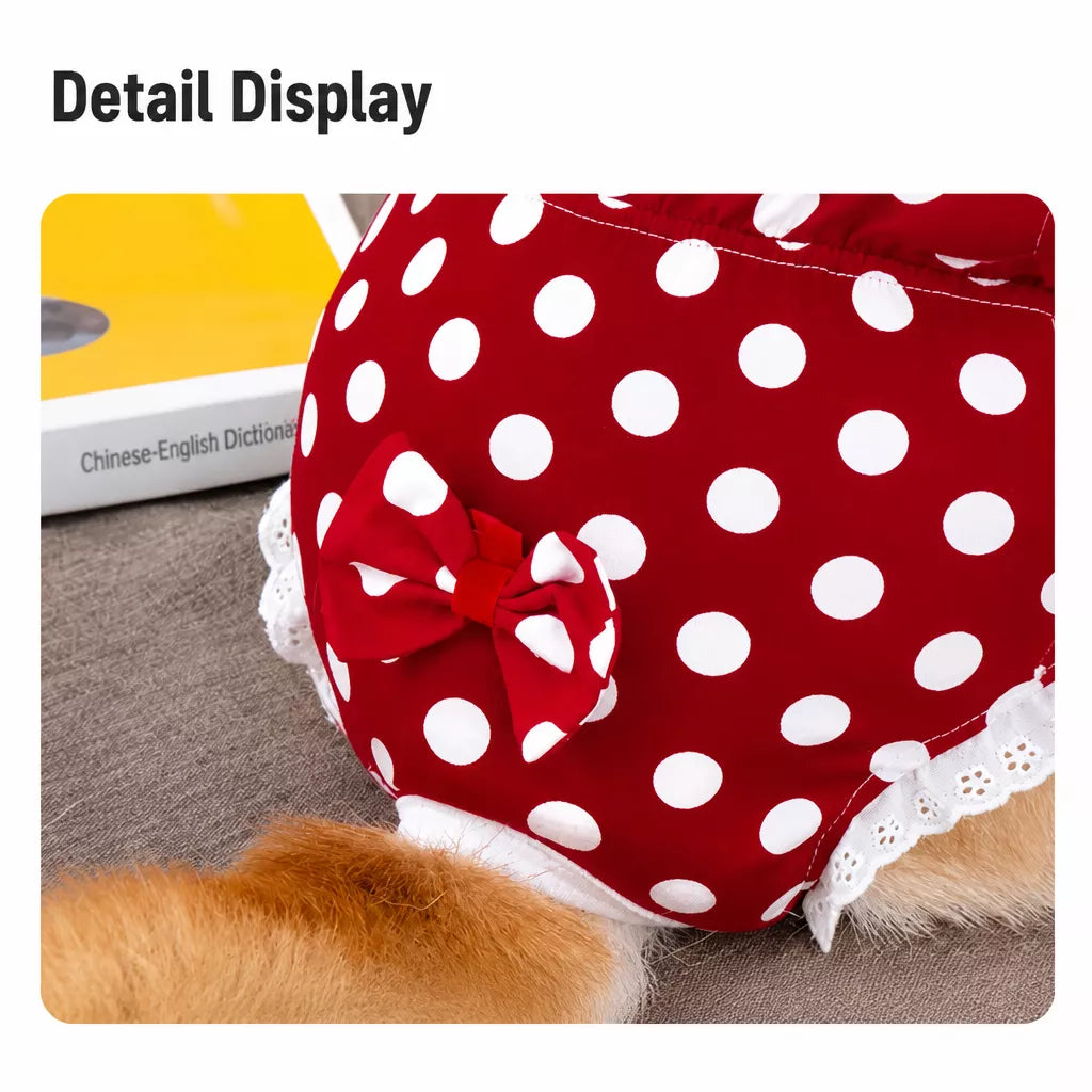 Cotton Dog Diaper for Female Dogs During Heat Cycles