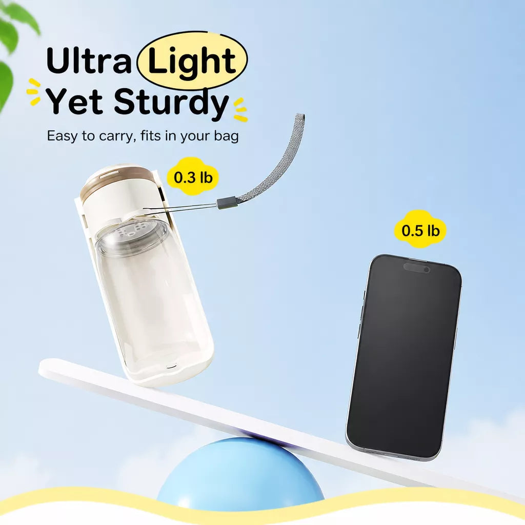 Portable Dog Water Bottle for Walks and Outdoor Adventures