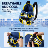Pet Carrier Backpack for Cats and Dogs, Front or Back Carry