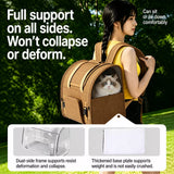 Expandable Cat Carrier Backpack with Ventilation