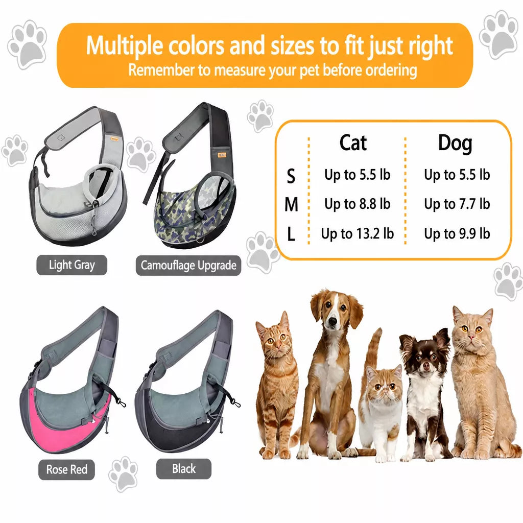 Mesh Pet Carrier Backpack for Small Dogs
