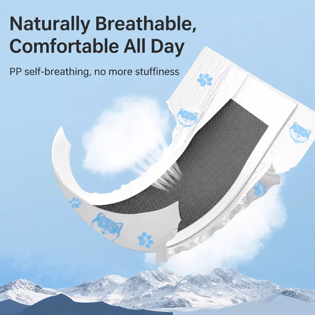 Disposable Dog Diapers for Male and Female Dogs