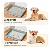 Portable Dog Potty Tray with Scoop