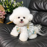 Lightweight Floral Lace Dress for Dogs & Cats