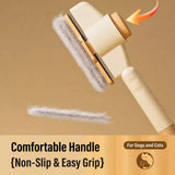 Self-Cleaning Detangling Brush for Cats and Dogs