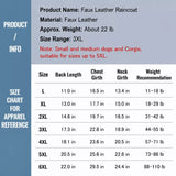 Four-Leg Dog Raincoat for Small to Medium Dogs