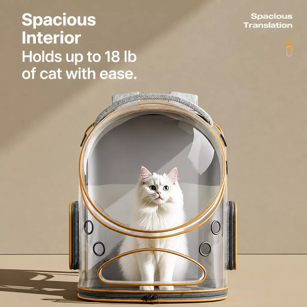 Pet Carrier Backpack with Panoramic Window