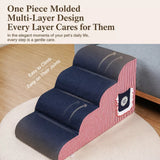 Pet Stairs for Small Dogs with Removable, Washable Design