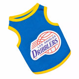 Pet Basketball Jersey for Dogs & Cats