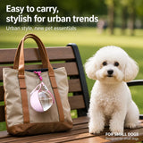 Portable Pet Water Bottle with Foldable Silicone Bowl