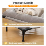 Elevated Pet Cot with Removable, Washable Cover