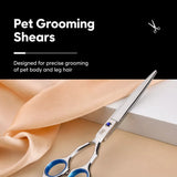 Pet Grooming Shears Set with Storage Case